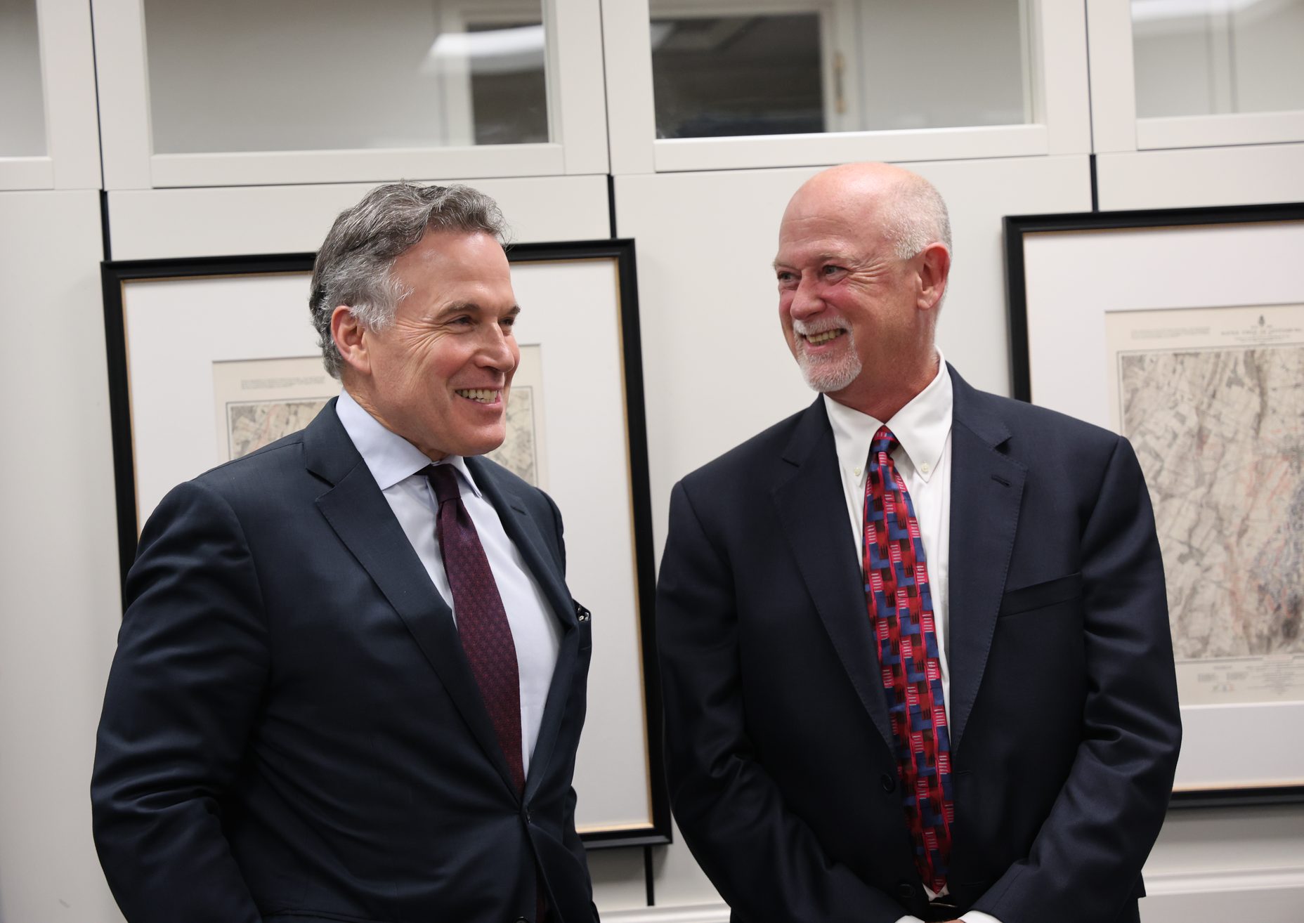 Chris Devone of Titan International and Senator Dave McCormick in conversation in Washington, DC